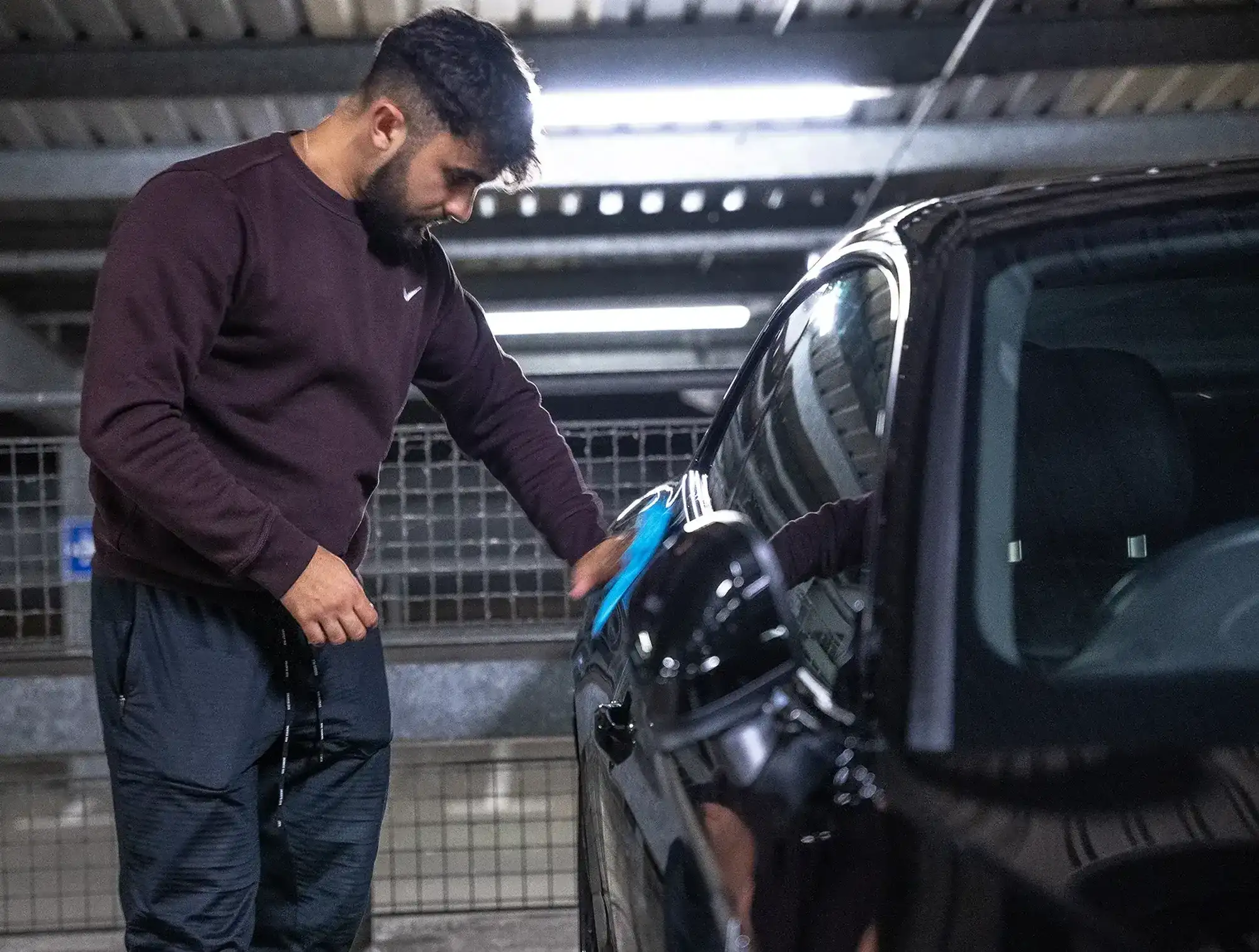 Polishing Car